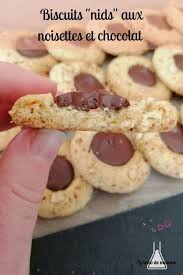 Biscuits Nids Aux Noisettes Et Chocolat Companion Ou Non Recette En 2020 Recette Facile De Biscuit Recette Sable Facile Recette Biscuit