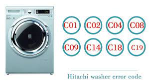 Clothes still coming out of your washing. Hitachi Washer Error Code Washer And Dishwasher Error Codes And Troubleshooting