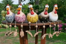 Best 12 Keramik Garten Terrasse Wetterfest Vogel Huhn Gartenstecker Kantenhocker Hahn Garten Terrasse Dekoration Kurbis Malen Zement Kunst Huhn Handwerk