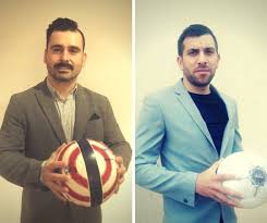 Denis Serrano y Gutty Navarro con ADN Blanquiazul