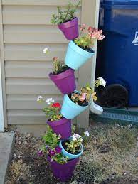 Making A Vertical Flower Pot Flower Pot Tower Flower Pots Hanging Flower Pots Baskets, pots, window boxes & saucers.