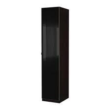 Pax turen glas, ikea pax schrank weiss glas schiebeturen in 40489 dusseldorf for 250 00 for sale shpock. Pax Kleiderschrank Mit 1 Tur Pax Storos Glas Schwarz Schwarz Braun 50x38x236 Cm Standard Scharniere S09899451 Bewertungen Preisvergleiche