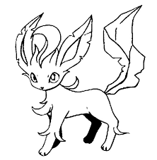 Each printable highlights a word that starts. Coloring Pages Pokemon Leafeon Drawings Pokemon