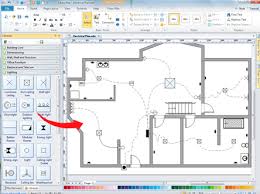 Typical recessed lights are indicated with the letter r with a circle around it. Home Wiring Plan Software Making Wiring Plans Easily House Wiring Plan House Wiring Home Electrical Wiring