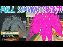 Shindo Life How To Get Full Samurai Spirit Boss Fight And Showcase