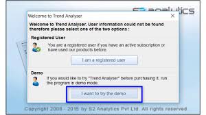How To Activate Trend Analyser Charting Software Demo