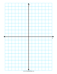 Featuring A Grid With Half Inch Squares This Blue Grid Paper Includes An X And Y Axis Free To Downlo Coordinate Plane Coordinate Plane Worksheets Graph Paper
