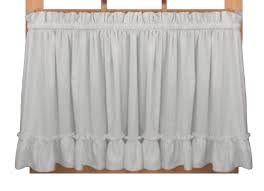 natural 1 1/2 inch rod pocket window