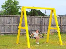 How To Build A Swing Set A Frame Swing Set A Frame Swing Swing Set Diy