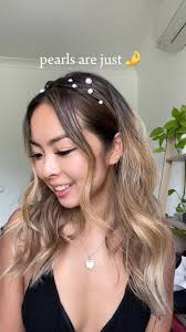 Pearl Hair Wedding Guest