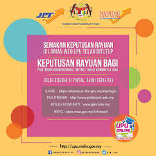 Maybe you would like to learn more about one of these? Semakan Keputusan Rayuan Jabatan Pendidikan Tinggi Jpt Facebook