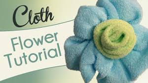 Make A Cloth Flower Youtube