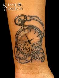 Try using the barbed wire pattern here, the sharp edges and dark lines stand out very well. This Too Shall Pass By Crystal Mandrigues Tattoonow