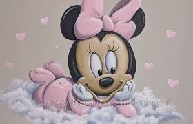 Sammlung von ellen offermanns • zuletzt aktualisiert: Baby Minnie Mouse Muurschildering