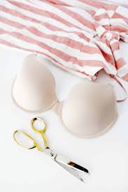 Cut your regular bra straps and then. How To Add A Built In Bra To Clothing A Beautiful Mess
