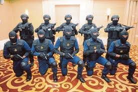 The unit tindakan cepat in malay (quick actions unit) are the special response units of the royal malaysia police. Unit Pasukan Tindakan Khas Careta