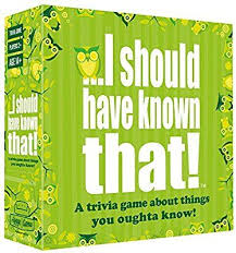 Amazon Com I Should Have Known That Trivia Game Toys Games Trivia Games Fun Board Games Trivia Questions And Answers