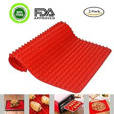 Silicone Baking Mats Portin Pyramid Pan Healthy Bakeware Nonstick Cooking Oven Mat Heat Resistant Pad Oven Liner Use Oven Cooking Pizza Bread Silicone Baking