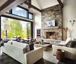 Inspiring 20 Rustic Home Interior Ideas For Look More Beauty And Comfort Https Modern Rustic Living Room Modern Rustic Decor Living Room Modern Rustic Homes