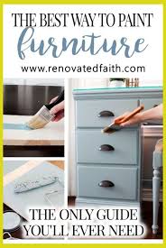 Unlike chalk paints, you don't have to paint, distress, paint, distress, paint and wax. A Better Alternative To Chalk Paint Best Type Of Paint For Wood Furniture Chalk Paint Painting Wood Furniture Furniture Makeover Diy Refinishing Furniture