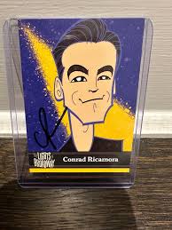 Conrad Ricamora Signed Oh Mary Playbill and Trading Card Bundle