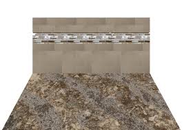 Mockup Of Cambria Helmsley Countertop Glazzio Backsplash And Subway Sized Ceramic Tile Brown Kitchen And Bath Remodeling Urban Kitchen Design Kitchen Gallery