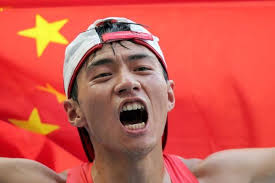 Chinese race walker Chen is one in a billion