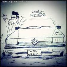 Gambar di atas merupakan salah satu film kartun jepang yang berjudul hatori. Lukisan Pensil Kereta