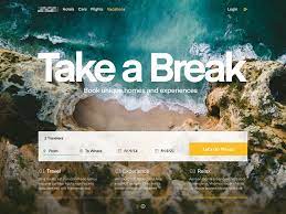 Travel Site Landing Travel Website Design Travel Sites Tourism Design