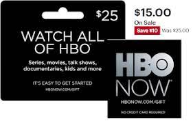 On average 98% of orders are sent within 15 seconds! 25 Hbo Now Gift Card Only 15 Free Shipping Heavenly Steals