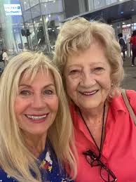 With Crystal Goodman, Ray Goodman Faye Goodman Phillips Rebecca Carter  Ferunden. It's time! Yep, I wore my Jammies cause it was really early!