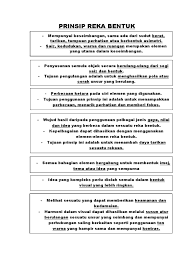 Elemen reka bentuk dan prinsip reka bentuk. Prinsip Reka Bentuk
