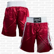 everlast boxing trunks red