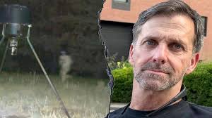 A manhunt is underway in Tennessee for a man with "extensive" survival  training who is accused of shooting his wife then fleeing into the woods,  authorities said. Local, state and federal authorities