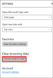 Öffnen sie microsoft edge , und wählen sie einstellungen und mehr > einstellungen > datenschutz, suche und dienste aus. Cache Leeren Und Cookies Loschen In Microsoft Edge