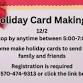 Holiday Card Making event in Mountain Top, PA