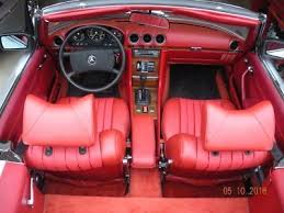 Mercedes Benz R107 Leather Seat Covers 450sl 380sl 560sl W107 Sl 1972 1989 Mercedes Interior Mercedes Benz Mercedes