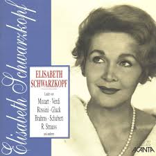 Mozart, Verdi, Rossini, Gluck, Brahms, Schubert, Strauss, Rameau,  Leveridge, Arne, Elisabeth Schwarzkopf, Paul Richartz, Adolf Steiner,  Michael Raucheisen