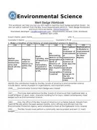 Environmental Science Merit Badge Worksheets Environmental Science Science Merit Badge