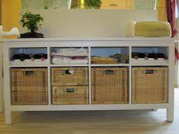 Hemnes Buffet With Bottle Holders Ikea Hackers Ikea Sofa Table Sofa Table With Storage Hemnes