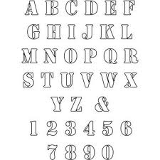 Free Alphabet Stencil Pattern Free Letter Stencils Free Printable Letter Stencils Letter Stencils Printables