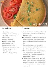 Veg Omelet Without Egg Tastedrecipes Recipe Indian Food Recipes Vegetarian Recipes Food Tasting