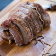 Paleo and whole30 bacon wrapped pork tenderloin. Stuffed Pork Loin Roast Steph Gaudreau