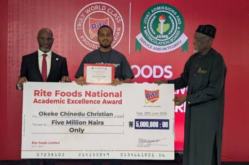 JAMB, Rite Foods reward seven outstanding matriculants with N35m - The  Nation Newspaper