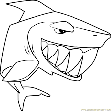 1017x786 free printable animal jam coloring pages. Shark Animal Jam Coloring Page For Kids Free Animal Jam Printable Coloring Pages Online For Kids Coloringpages101 Com Coloring Pages For Kids