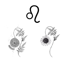But With A Bell E Shaped Flower Horoscope Tattoos Leo Zodiac Tattoos Zodiac Tattoos