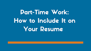 Using our free templates and forms you will easily make a perfect resume, download it in a the resume builder developed by our team will help you to get the job of your dream. How To Include Part Time Work On Your Resume Examples Zipjob