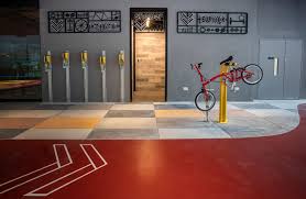 All New Funan Mall S Biggest Attraction Is A Tree Of Life And There S Even An Indoor Cycling Track And Edible Plan Indoor Cycling Indoor Rock Climbing Mall