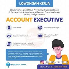 Lantas, berapa minimal gaji sesuai umr tahun 2020 untuk kamu yang tinggal di bandung dan area jawa barat sekitarnya? Lowongan Kerja Account Executive Web Host Media Bandung Februari 2020 Kerja Marketing Surat