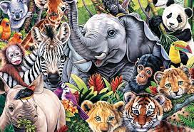 The missing piece 500 piece jigsaw puzzle where has the last piece got to? Toys Games Lion Family Safari Animals New 2 X Corner Piece 500 Piece Jigsaw Puzzles Com